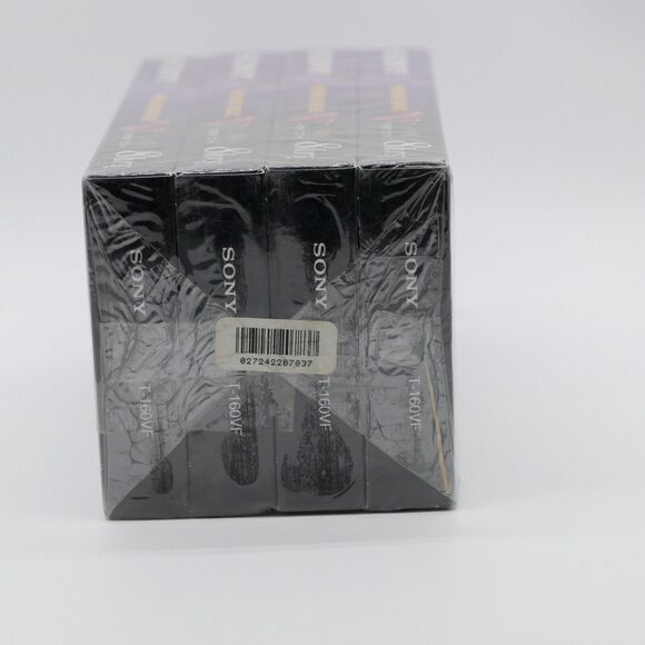 SONY Premium Grade VHS 8 Hour T-160VF Tapes 4 Pack New Sealed - Picture 6 of 6